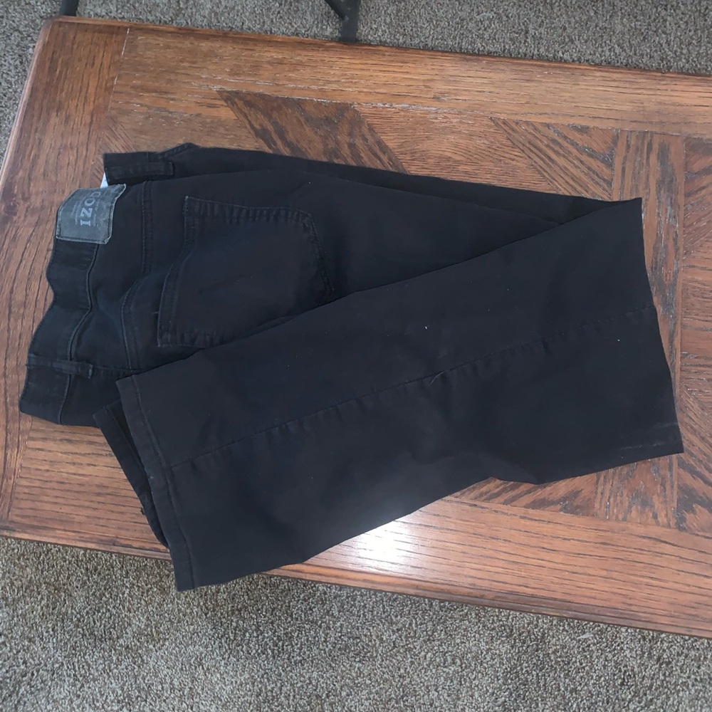 Izod Men's Slim Black Jeans